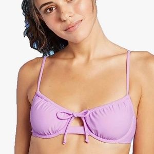 Xhilaration | Juniors’ Shirred Underwire Bikini Top